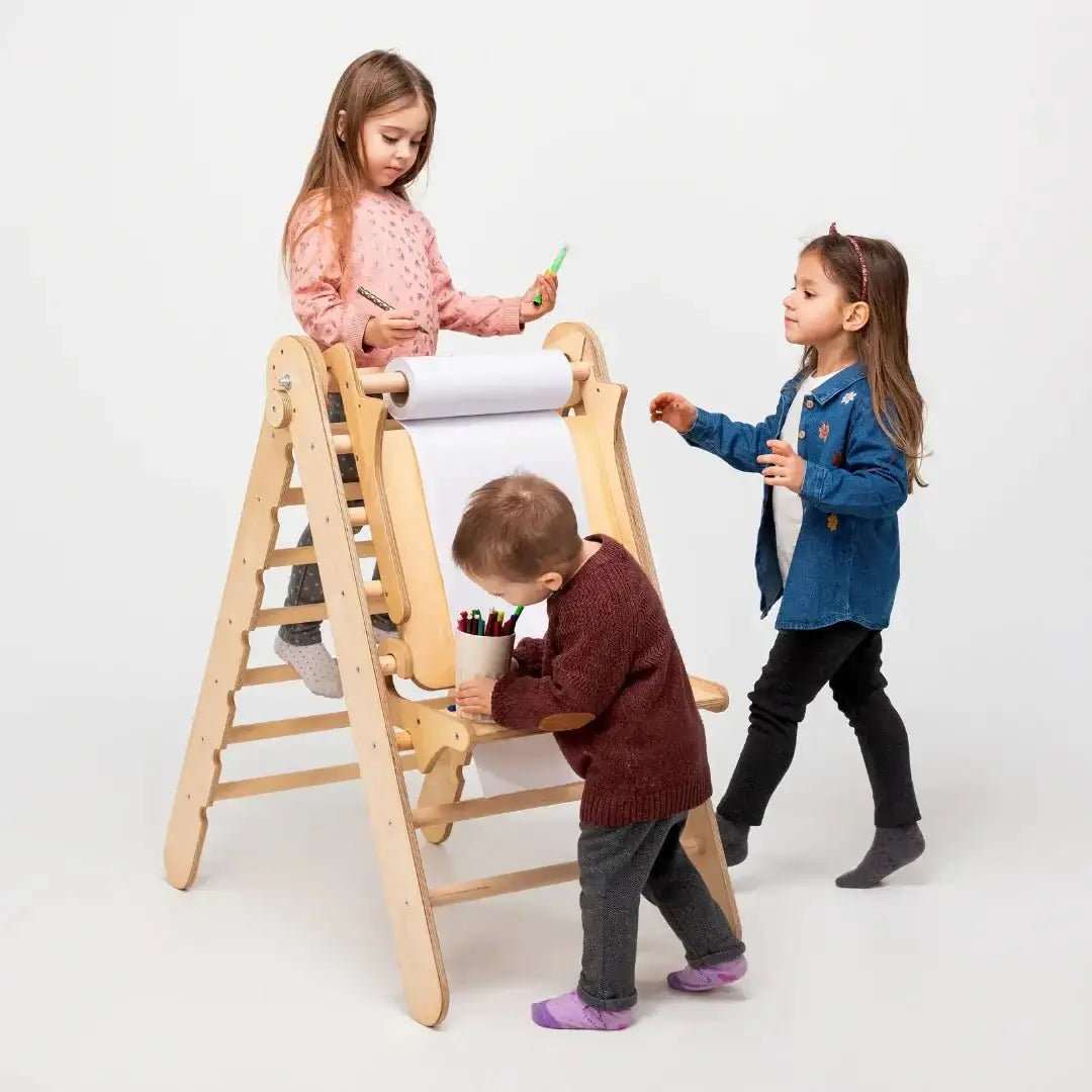 Staffelei mit Kinderstuhl – Fun & Versatile Indoor Kids Activity Set