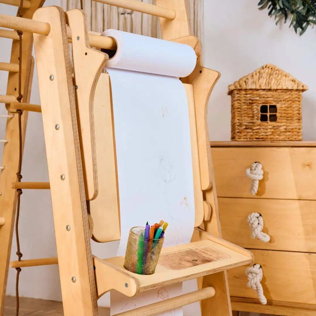 Staffelei mit Kinderstuhl – Fun & Versatile Indoor Kids Activity Set