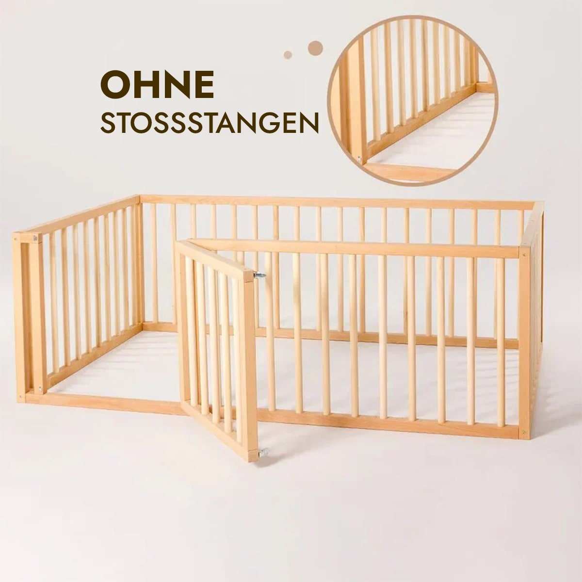 Montessori Bodenbett für Kinder und Kleinkinder ab 6 Monaten-3