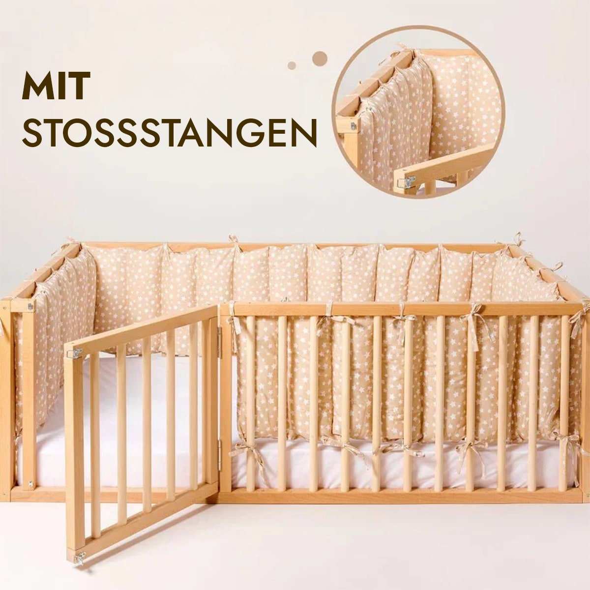 Montessori Bodenbett für Kinder und Kleinkinder ab 6 Monaten-4