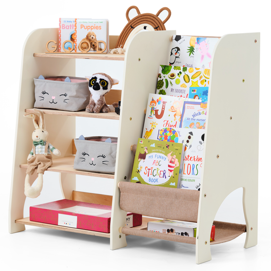2-in-1 Montessori-Regal for books 