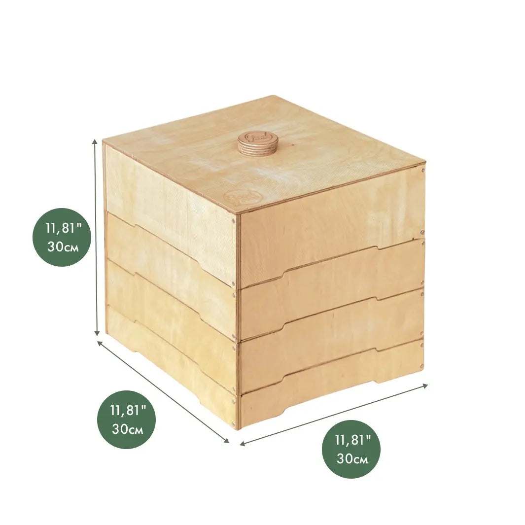 Aufbewahrungs und Sortierbox für LEGO – Wooden Storage Box