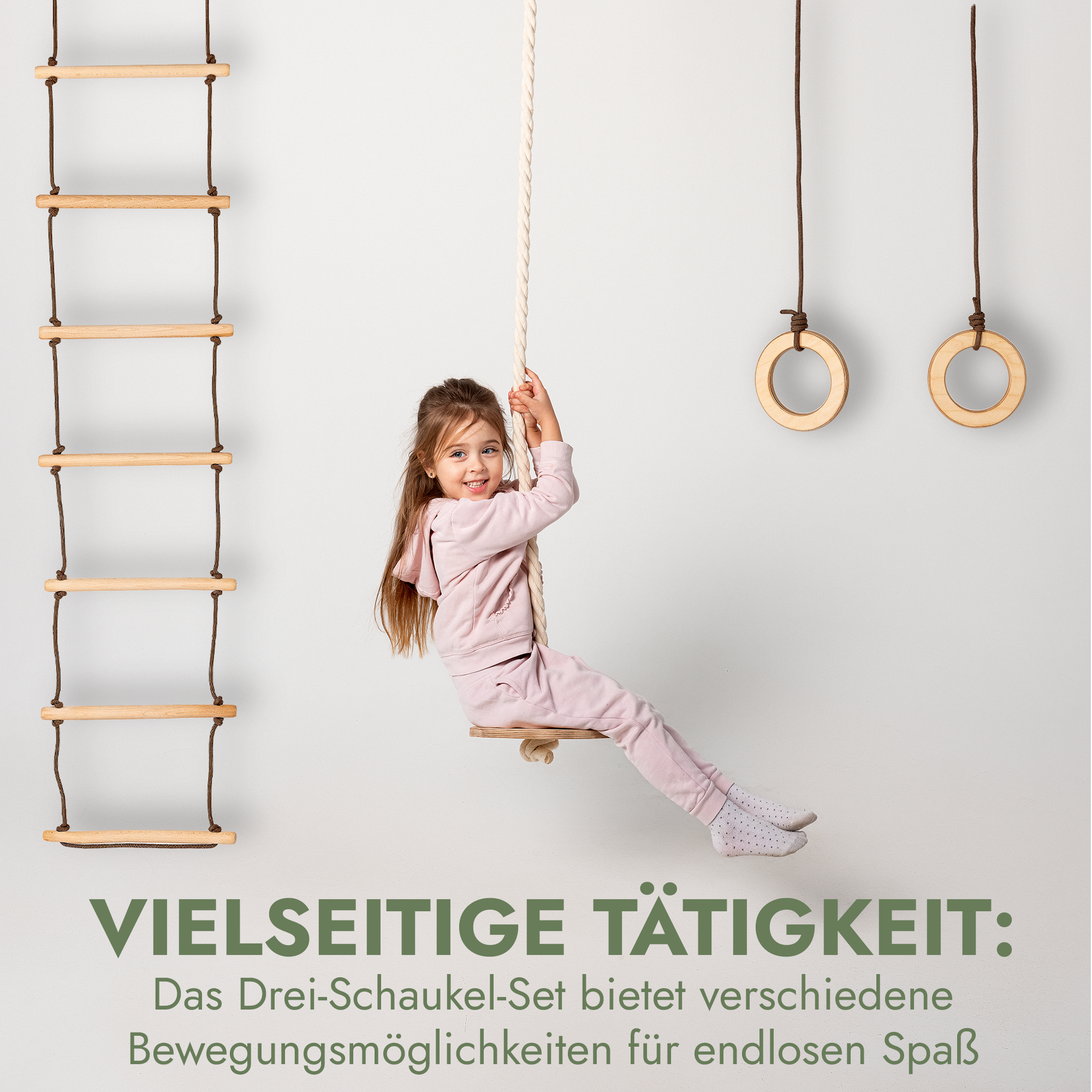 Set aus drei Schaukelnq